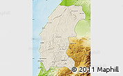 Shaded Relief Map of Essaouira, physical outside