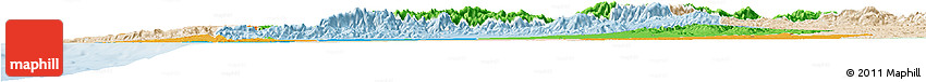 Political Horizon Map of Tensift, lighten