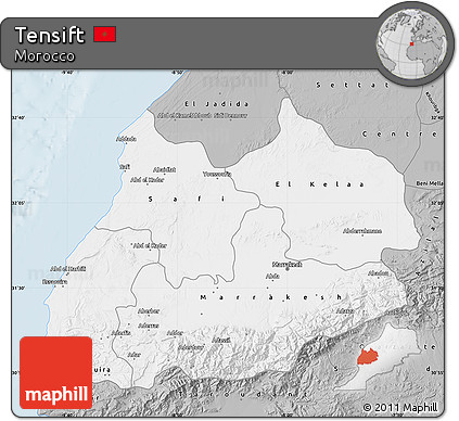 Gray Map of Tensift
