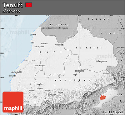 Gray Map of Tensift