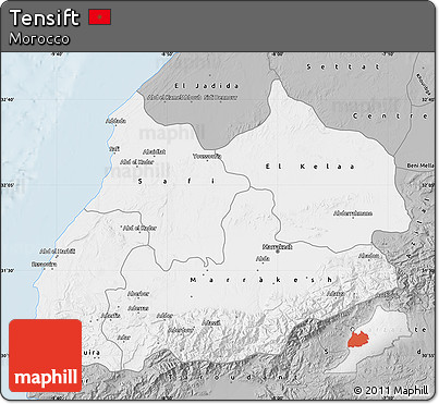 Gray Map of Tensift