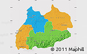 Political Map of Tensift, cropped outside