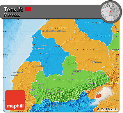 Political Map of Tensift