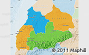 Political Map of Tensift, lighten
