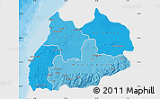 Political Shades Map of Tensift, single color outside