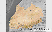 Satellite Map of Tensift, desaturated