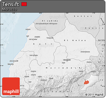Silver Style Map of Tensift