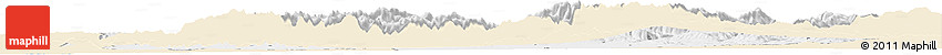 Classic Style Horizon Map of Marrakesh, single color outside