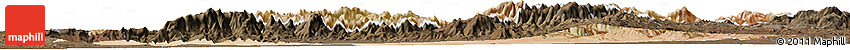 Satellite Horizon Map of Marrakesh, darken