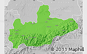Political Map of Marrakesh, lighten, desaturated