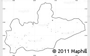 Blank Simple Map of Marrakesh, cropped outside, no labels