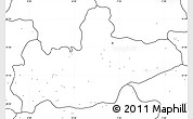 Blank Simple Map of Marrakesh, no labels