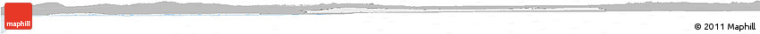 Gray Horizon Map of Safi, single color outside