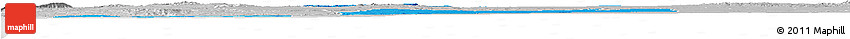 Political Horizon Map of Safi, lighten, desaturated