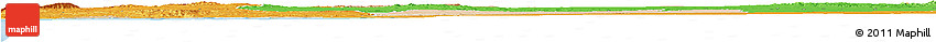 Satellite Horizon Map of Safi, political outside