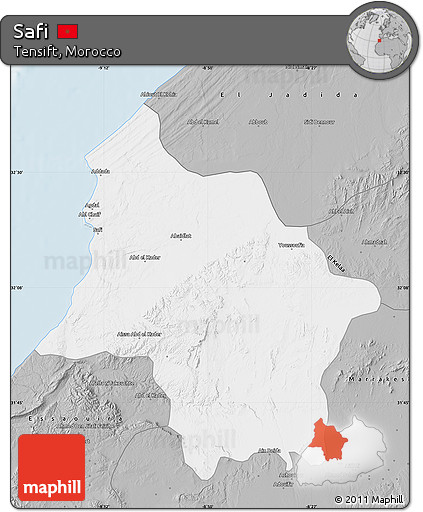 Gray Map of Safi