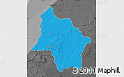 Political Map of Safi, darken, desaturated