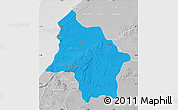 Political Map of Safi, lighten, desaturated