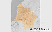 Satellite Map of Safi, lighten, desaturated
