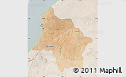 Satellite Map of Safi, lighten