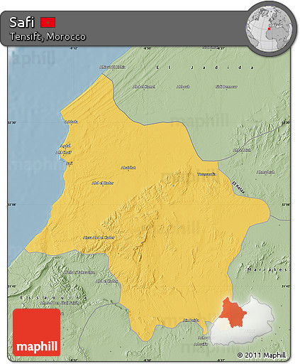 Savanna Style Map of Safi