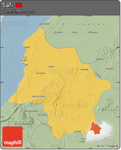 Savanna Style Map of Safi