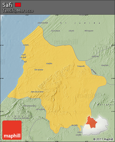 Savanna Style Map of Safi