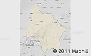 Shaded Relief Map of Safi, desaturated