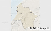 Shaded Relief Map of Safi, lighten