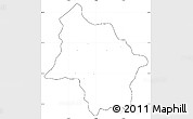 Blank Simple Map of Safi, cropped outside, no labels