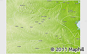 Physical 3D Map of Ancuabe