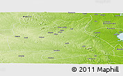 Physical Panoramic Map of Ancuabe