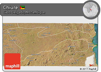 Satellite 3D Map of Chiure