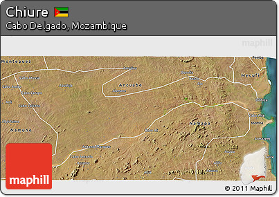 Satellite 3D Map of Chiure