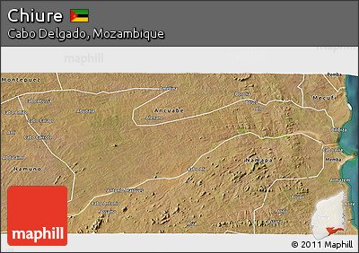Satellite 3D Map of Chiure