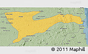 Savanna Style 3D Map of Chiure