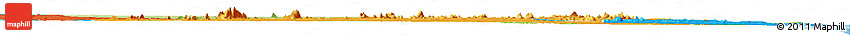 Physical Horizon Map of Chiure, political outside Physical Horizon Map of Chiure, political outside