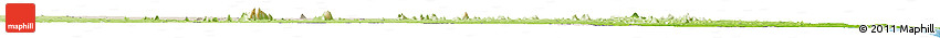 Shaded Relief Horizon Map of Chiure, physical outside Shaded Relief Horizon Map of Chiure, physical outside