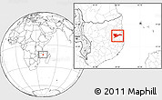 Blank Location Map of Chiure