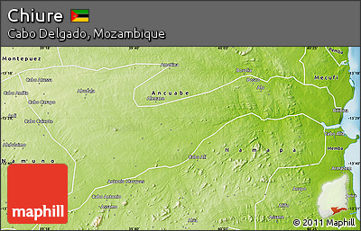Physical Map of Chiure