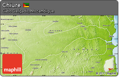 Physical Map of Chiure