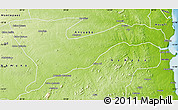 Physical Map of Chiure