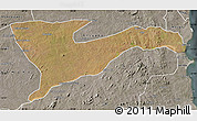 Satellite Map of Chiure, semi-desaturated
