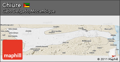 Classic Style Panoramic Map of Chiure