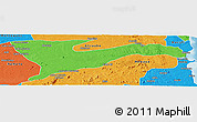 Political Panoramic Map of Chiure