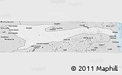 Silver Style Panoramic Map of Chiure
