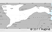Gray Simple Map of Chiure