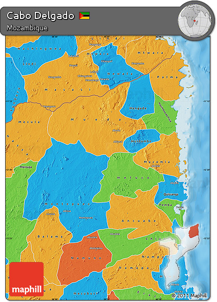 Political Map of Cabo Delgado