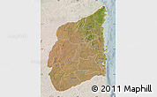Satellite Map of Cabo Delgado, lighten