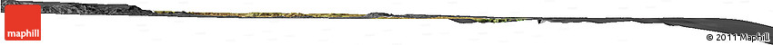 Satellite Horizon Map of Mocimboa Da Praia, darken, desaturated